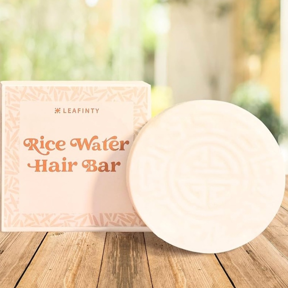Leafinty Rice Shampoo Bar, Body Wash Bar, Soap Holder, Hair Comb & Hair Towel - Picture 5 of 11